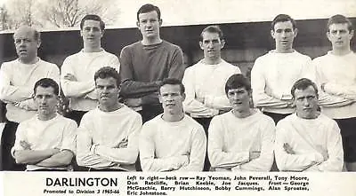 Darlington Football Team Photo>1965-66 Season • £3.50